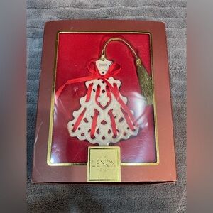 Vintage 2008 Lenox Christmas Wrapping Tree Christmas Tree Ornament in Box